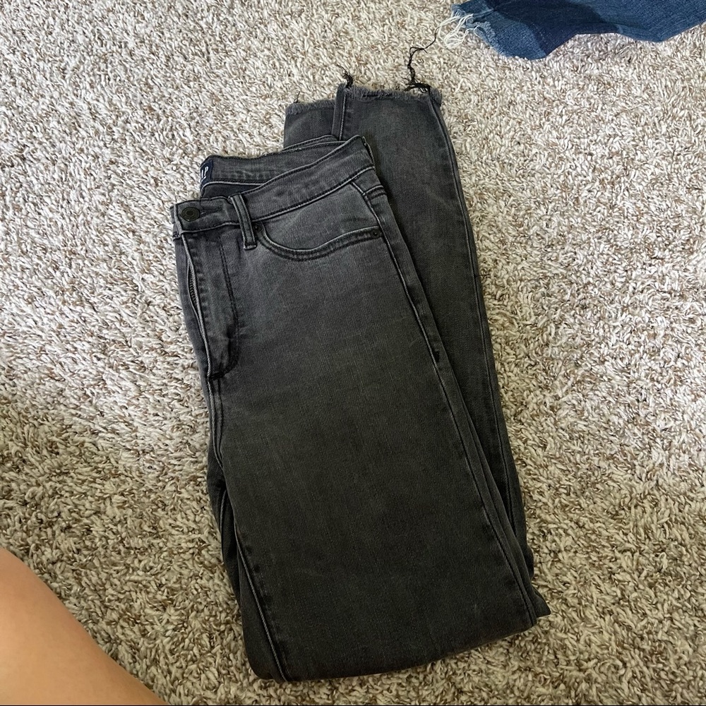 Black Grey GAP Skinny Jeans